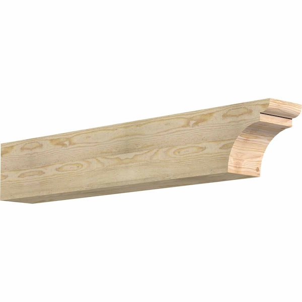 Ekena Millwork Yorktown Rough Sawn Rafter Tail, Douglas Fir, 6"W x 8"H x 48"L RFT06X08X48YOR00RDF - main